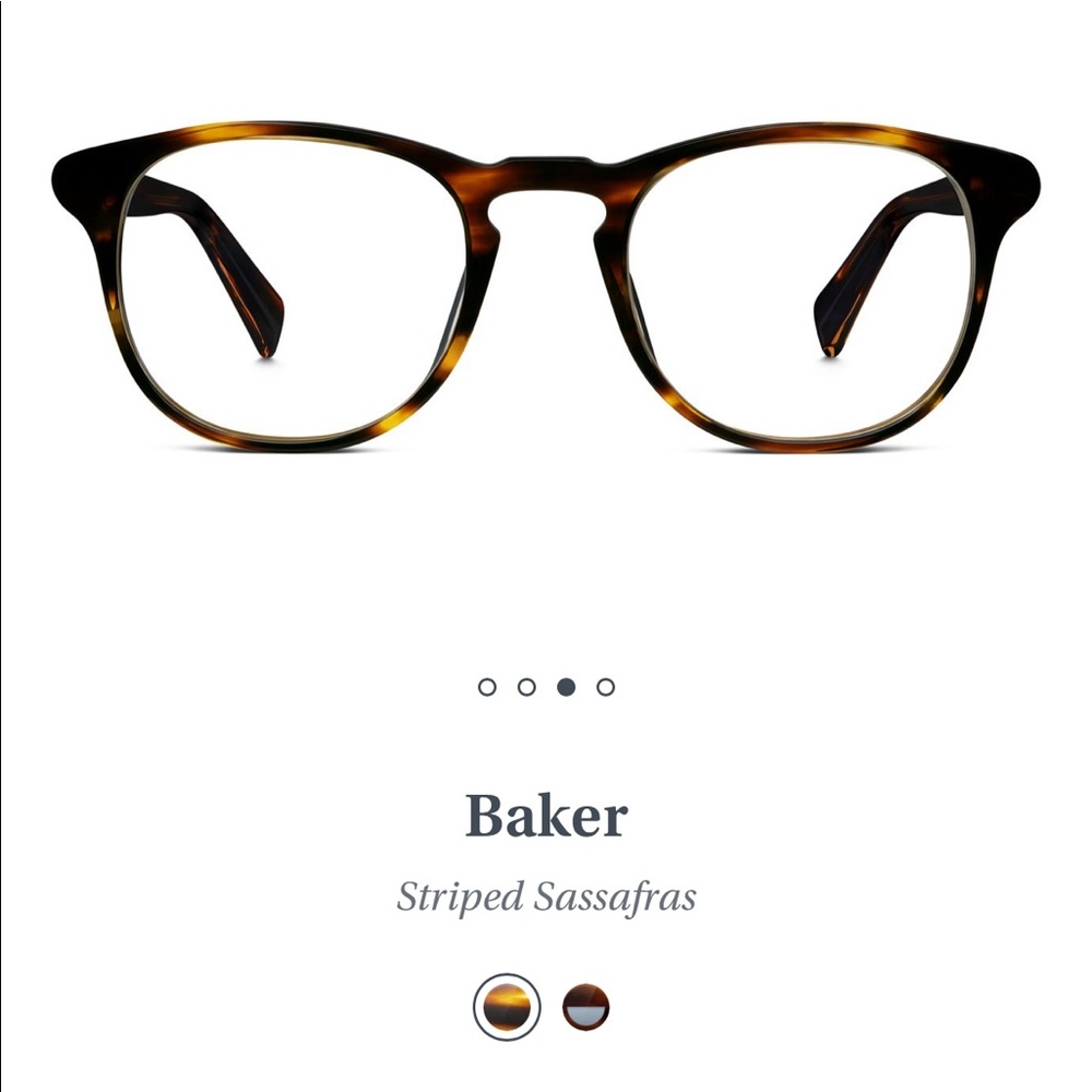 Warby Parker Baker Bluelight Glasses